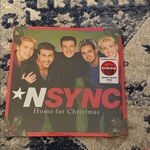 NSYNC Home for Christmas Vinyl - Green